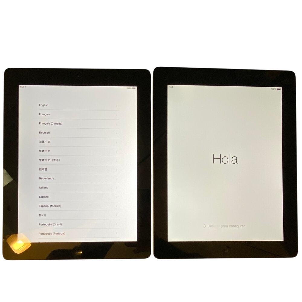 TWO Apple iPad Series 2 - 16GB - Model A1395 Black NO Chargers Working